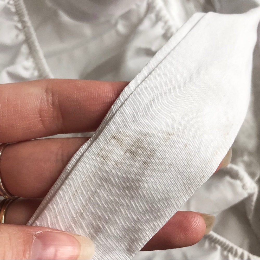 WHITE EMBROIDERED RUFFLE HEM SLIP DRESS - Picture 7 of 7